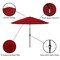 Pure Garden 10-Foot Outdoor Tilting Patio Umbrella, Red 50-100-R - alternate 3